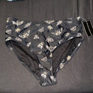 Blackcraft Cult Pastel Moth High waist Bikini Bottoms